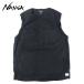 NANGA �i���K �q�m�b�N ���b�v�X�g�b�v �C���i�[�_�E�� �x�X�g HINOC RIPSTOP INNER DOWN VEST BLK M ND2441-1N304-A N0001913