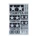  Tamiya наклейка-логотип ( серебряный )