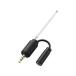  antenna cable ELECOM Elecom MPA-35ATRBK smart phone for rod antenna adapter type black 