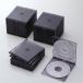  носитель информации кейс ELECOM Elecom CCD-JSCSW50CBK Blu-ray/DVD/CD кейс 50 шт. комплект тонкий пластиковый кейс 2 шт. входит чистый чёрный 