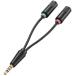  изменение кабель ELECOM Elecom AV-35AD02BK headset для φ3.5mm изменение кабель 