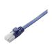 LAN кабель ELECOM Elecom LD-GFAT/BM10 ушко поломка предотвращение Flat LAN кабель Cat6A основа 1m голубой металлик 