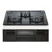NORITZ N3WV5RWTQ1-13A METAL TOP ( metal top ) встроенный газовая плитка ( город газовый *3.* обе стороны чуть более огонь модель * ширина 60cm)