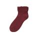  Kobe сырой . резина нет носки для женщин хлопок . темно-красный производитель прямая поставка 
