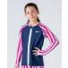  Kids Rush Guard длинный рукав купальный костюм девочка девушки ребенок ... Nike NIKE GIRLS графика полный Zip детский 120-160 размер /1981910-08[ возвращенние товара не возможно ]