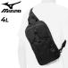  Mizuno сумка "body" примерно 4L мужской женский сумка mizuno one сумка на плечо наклонный .. плечо .. спорт сумка теннис soft теннис бадминтон чёрный /63JMD010