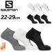  Salomon носки носки 3 пара комплект мужской женский SALOMON EVERYDAY LOW 3-PACK low cut короткие носки унисекс хлопок .3 пар комплект /EVD-LO3P