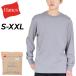 �w�C���Y ���� T�V���c 1������ �����Y Hanes T-SHIRTS MOKU �ۃO���[ �p�b�NT 1P ���n �N���[�l�b�N �����V���c �O���[T�V���c �g�b�v�X /HM4-E203�y�ԕi�s�z