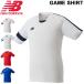  New balance игра рубашка короткий рукав футбол мужской женский newbalance футбол футзал форма взрослый размер часть . команда Club /JMTF0488