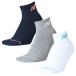  New balance носки 3 пара комплект мужской женский newbalance mid length 3P носки 23-29cm унисекс 3 цвет комплект NB Logo обувь внизу обувь сделал /LAS55637-WM