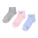  New balance носки девочка Junior для носки 3 пара комплект 19-23cm newbalance 3P носки девушки Kids casual носки спортивный ребенок /LAS55654-AS1