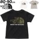  North Face baby одежда короткий рукав футболка 80cm 90cm ребенок одежда THE NORTH FACE утка Logo чай детская одежда уличный casual одежда одежда мужчина /NTB32359