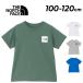  The * North * лицо baby одежда короткий рукав футболка THE NORTH FACEto гонг - маленький квадратное Logo чай 100-120cm детская одежда ребенок одежда принт T /NTT32532