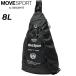  Descente сумка "body" 8 мужской женский MOVESPORT by DESCENTE sling сумка примерно 8L one плечо наклонный .. плечо ... . вода повторный . отражающий /ST6SBZ31U