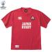 半袖Tシャツ ラガーシャツ メンズ ラグビーワールドカップカンタベリー canterbury ジャパンレッドティー 桜ロゴ スポーツウェア タウンユース /VCC39117-65