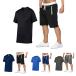  выставить мужской лето короткий рукав верх и низ в комплекте футболка шорты шорты casual .... День отца часть магазин надеты свободно удобный ...