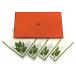 HERMES Hermes place mat 4 pieces set lunch mat Play s mat interior kitchen articles cutlery dining table for unused new goods aq4665
