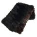 FENDI Fendi fur fur shawl stole Brown dark gray aq7790
