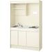 DMK12LEWB1G200 LIXIL Sang-woo e-b Mini кухня стандартный промежуток .120cm дверь модель IH обогреватель 200V specification 