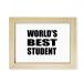 DIYthinker World's Best Student Teacher Quote Desktop Photo Fram ¹͢