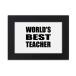 DIYthinker World's Best Teacher Student Quote Desktop Photo Fram ¹͢