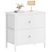 BOLUO White Nightstand 2 Drawer for Bedroom,Small Night Stand wi ¹͢