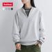  Healthknit Healthknit Classics мокрый половина Zip вырез лодочкой длинный рукав тянуть over 54036 унисекс осень-зима 2026aw новый продукт 