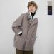  хаки kha:ki компрессия вязаный ko Kuhn бушлат COCOON PEA-COAT mil25fjk3243 женский 2025aw новый продукт 