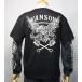 VANSON�E�o���\�� ���[�^�[�T�C�N�� �s�X�g���C�[�O���h�J �t�F�C�N���C���[�h ����T�V���c NVLT-2113�y�u���b�N�z(2587)�V�i/��������