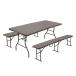  складной уличный стол bench комплект [KM-002RTB-BR] складной стол складной bench 