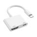 USB Type C HDMI изменение адаптер [ промышленные круги новый версия iPhone17/16/15 соответствует ] iPhone HDMI изменение кабель 2in1 4K