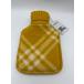 [ не использовался ] BURBERRY Burberry проверка шерсть hot вода бутылка грелка P3941