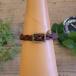 LITSTA ���e�B�X�^ Narrow Braclet �i���[�u���X���b�g �v�G�u�� Dark Brown �_�[�N�u���E�� | �ׂ� �O�҂� �u���X���b�g �C�^���A�����U�[ �����Y ���f�B�[�X