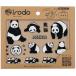 irodo ткань для транскрипция наклейка медведь кошка / Panda утюг не необходимо ткань декоративный элемент . тутовик 