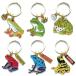 ( все 6 вид ) лягушка кольцо для ключей / настоящий ремешок брелок для ключа world коммерческое предприятие 
