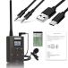 EXMAX Portable 0.2W/200mW Stereo Wireless FM Transmitter Radio MP3 Music Player Broadcast with 3.5mm AUX Microphone Support TF Card for Tour Guide Sys