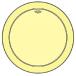 Remo Powerstroke P3 Colortone Yellow Bass Drumhead, 26