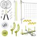 Franklin Sports Fun 5 Combo Set - Badminton - Volleyball - Ring Toss - Flip Toss - Flying Disc