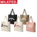  большая сумка самый дешевый сумка Milkfed MILKFED PIPING SQUARE TOTE COOPER LOGO сумка парусина большая сумка 