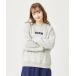  тренировочный Milkfed MILKFED EMBROIDERED BAR SWEAT TOP женский мужской футболка черный чёрный зеленый 