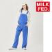  комбинезон комбинезон Milkfed MILKFED SLIM FIT OVERALLS женский все в одном синий голубой 