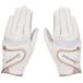  распродажа! 2024 год модели TaylorMade женский Inter Cross 3.0 пара обе рука для Golf перчатка UN154 U26232 WHITE/PINK иметь .. Golf 