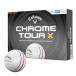  новый продукт 2026 год модели Callaway CHROME TOUR X Хромированный Tour X мяч для гольфа 1 дюжина (12 лампочка ввод ) Triple грузовик белый Golf 