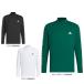 * распродажа! Adidas мужской ULTIMATE365 Logo принт стрейч длинный рукав mok шея рубашка JTY67 2024 год модели Golf одежда осень-зима модель 50%OFF специальная цена 