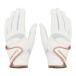  бесплатная доставка 2026 год модели TaylorMade женский INTERCROSS PAIR Inter Cross 4.0 Golf перчатка обе рука для TL936 M24620 белый / rose Gold 