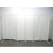6 полосный разделительный экран / белый / [ б/у ] ширина :2900 глубина :450 высота :1810 цвет : белый 