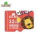 ELETREE class10 Highspeed UHS-I U3 SDHC microSD карта лев 32GB Cartoon lion 32G ET-32MS-RD