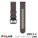 POLAR( polar ) VANTAGE M/Grit X для напульсник кожа напульсник 22MM Brown M/L