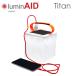 LuminAIDrumin помощь 4000mAh 300 люмен мобильный аккумулятор имеется солнечный &USB заряжающийся надувной LED фонарь LED свет Titan Titan 14082Y