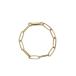 [5%OFF]END / end : Half rounded narrow chain bracelet - GOLD - : ENDB110-GOLD